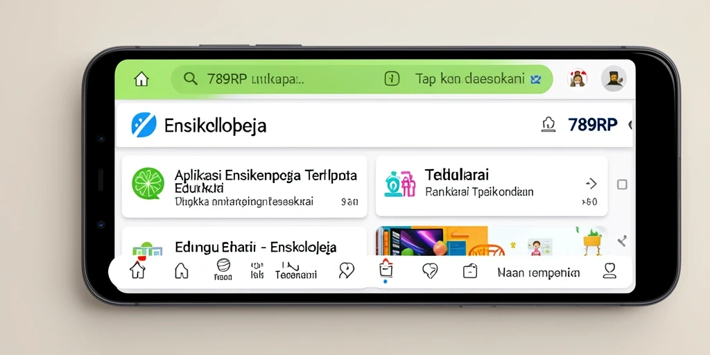Antarmuka aplikasi 789RP yang menarik dan mudah digunakan