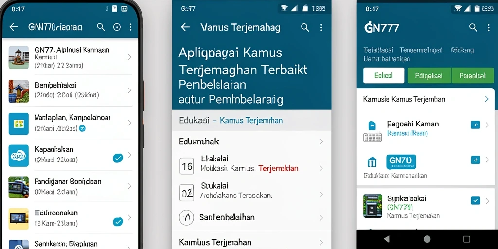 Antarmuka GN777 yang sederhana dan mudah digunakan untuk semua kalangan.