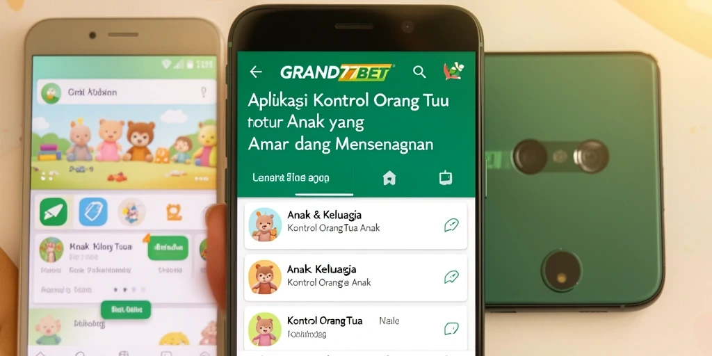Tampilan antarmuka GRAND77BET yang intuitif dan mudah digunakan untuk kontrol orang tua.