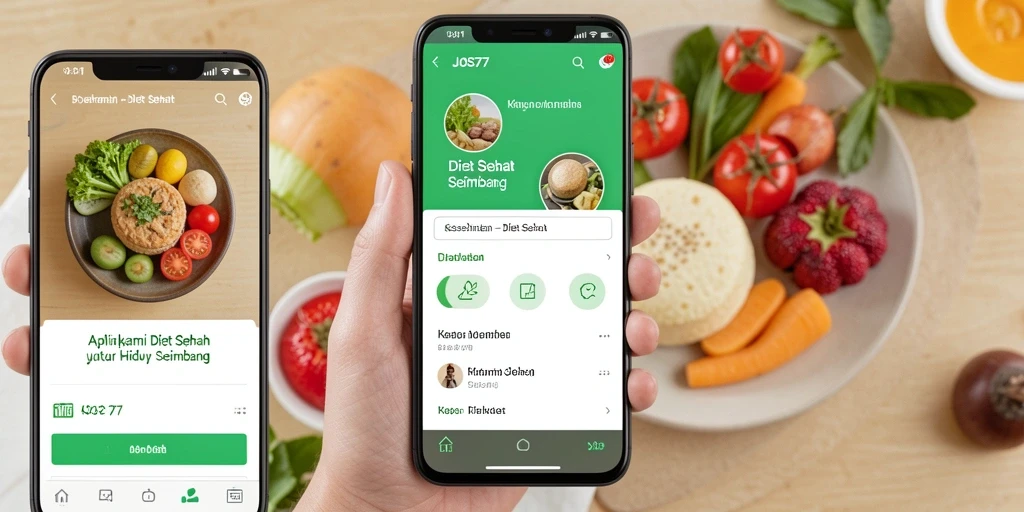 Antarmuka user-friendly JOS77 untuk diet sehat